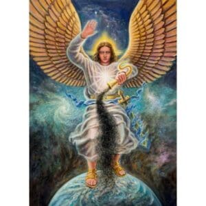 Archangel Michael Vials Seven Last Plagues 5 x 7