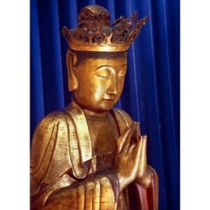 Crowned Buddha  (close angle view) 5 x 7