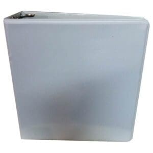 Binder: 2" Rings, White W/overlay
