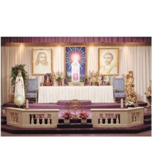 Altar at King Arthur's Court laminated wallet card