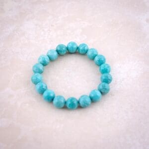 Amazonite Bracelet Marbled 11 mm