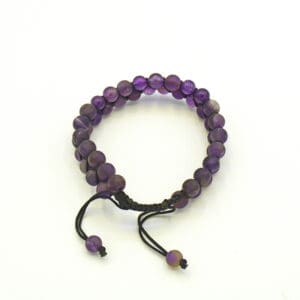 Amethyst Double Bracelet-adjustable