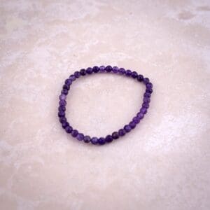 Amethyst Faceted Bracelet, 5 mm