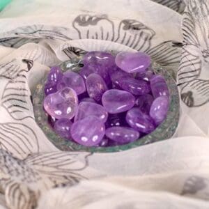 Amethyst Mini Heart Stones