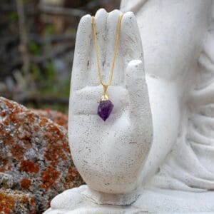 Amethyst Natural Crystal Pendant