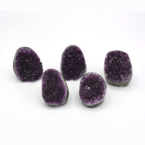 Amethyst standing flower cluster small 2"x1.75"