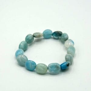 Aquamarine Bracelet 8-10 MM Tumbled Stones