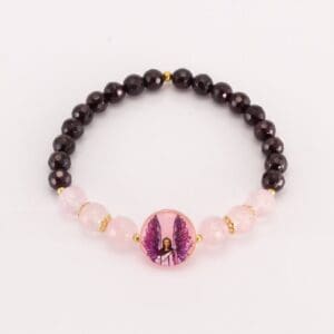 Archangel Chamuel Rose Quartz Bracelet