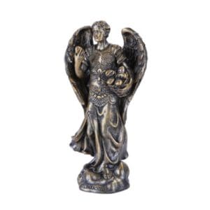 Archangel Chamuel Bronze Resin 5-Inch Statue