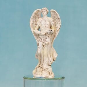 Archangel Gabriel Ivory Resin Statue 5"