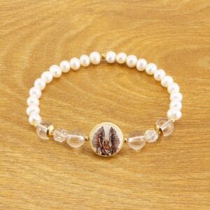 Archangel Gabriel Pearl Quartz Bracelet