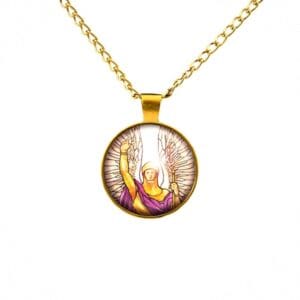 Archangel Gabriel Pendant w Chain