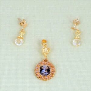 Archangel Jophiel Pendant and Earrings Set