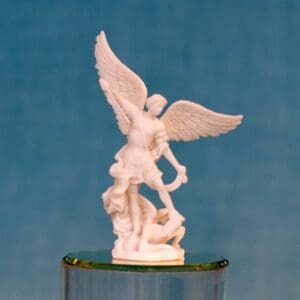 Archangel Michael 4-Inch Bonded Marble Statue