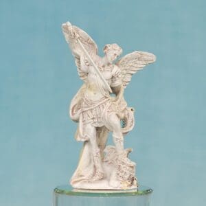 Archangel Michael 5-Inch Ivory Resin Statue