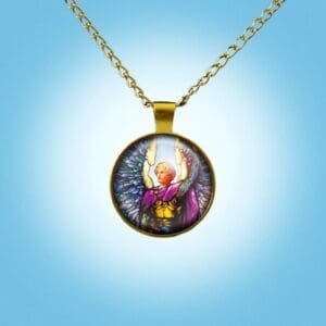 Archangel Michael Pendant w Chain