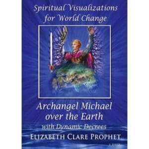 Archangel Michael over the Earth-Visualization