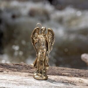 Archangel Raphael Bronze Resin 5-Inch Statue