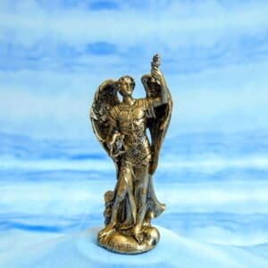 Archangel Uriel 5-Inch Bronze Resin Statue