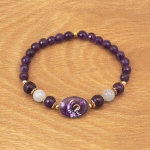 Archangel Zadkiel Amethyst Bracelet