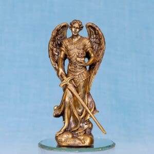 Archangel Zadkiel Bronze Resin 5-Inch Statue