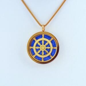 Aromatherapy Pendant w Torus Vortex on reverse side