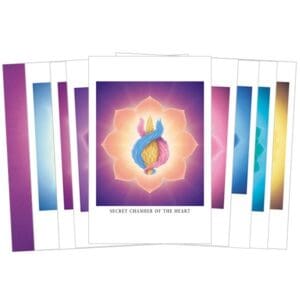 Chakra Set (laminated) wallet cards-set of 9 cards