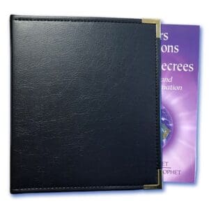 Dynamic Decree Book and Simulated leather binder 1.5" rings