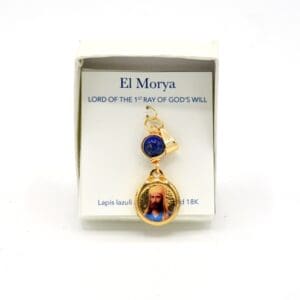 El Morya Pendant Lapis Gold