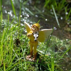 Fairy Boy Yellow with Violin