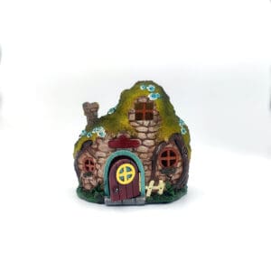 Fairy Cottage w/LED Light 7" x 7" x 5"