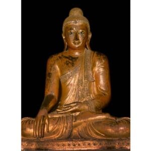 Golden Buddha 5 x 7