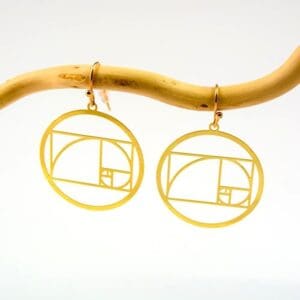 Golden Ratio Sacred Geometry Earrings