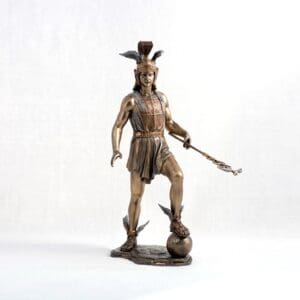 Hermes Large Standing Bronze Satue