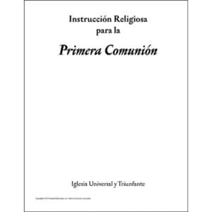 Instrucción religiosa para la Primera Comunión