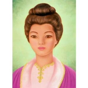 Kuan Yin by Ruth Hawkins 5 x 7