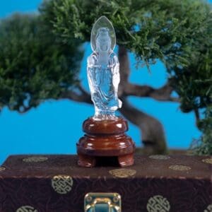 Kuan Yin Quartz Crystal Carving