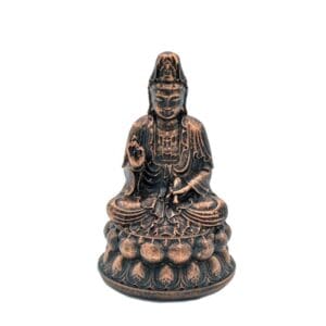 Kuan Yin Sitting - Bronze, 4"