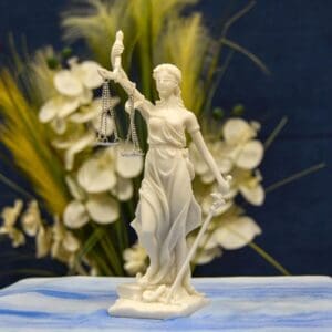 Lady Justice, Bonded Marble, Small