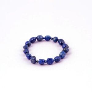 Lapis Bracelet, 10-12 mm Natural Stones
