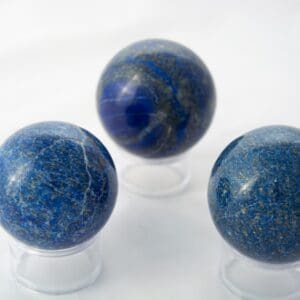 Lapis Spheres, Small 1 1/4"