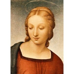Madonna of the Goldfinch by Raphael 5 x 7