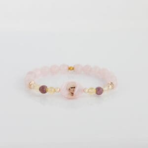 Maha Chohan bracelet with rose quartz
