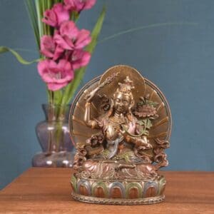 Manjushri Statue 6 Inches.