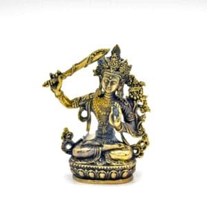 Manjushrii - Brass - 3" tall