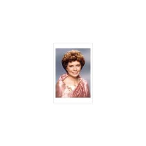 Mother in Pink Sari - English (laminated) wallet card
