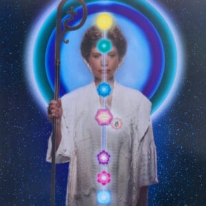 Mother in the Healing Thought form 8 x 10