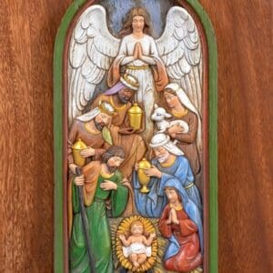 Nativity Plaque 14"