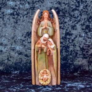 Nativity Scene with Stacking Figures, 12.5"