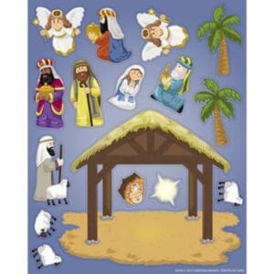 Nativity Sticker sheet